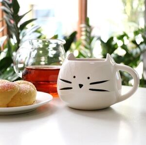 Koolkatkoo Cat Coffee Mug for Women Girls Cute Ceramic Meow Mugs for Cat Lover